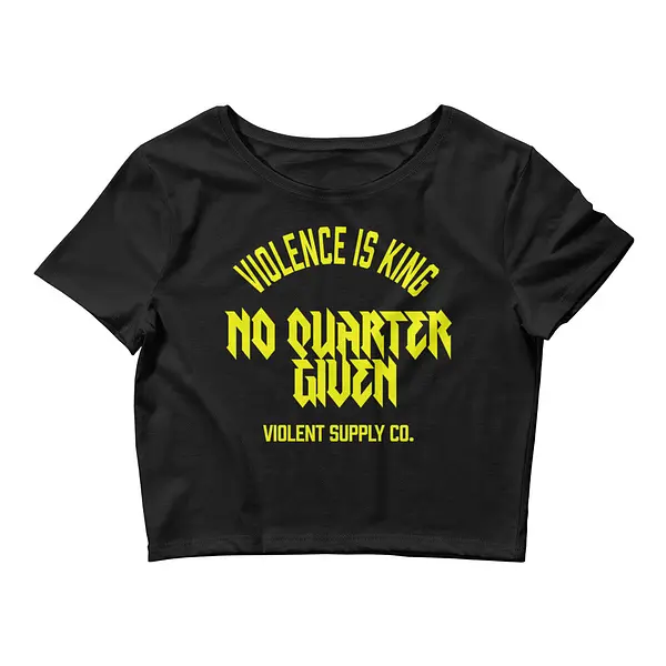 Violence is King Crop Tee