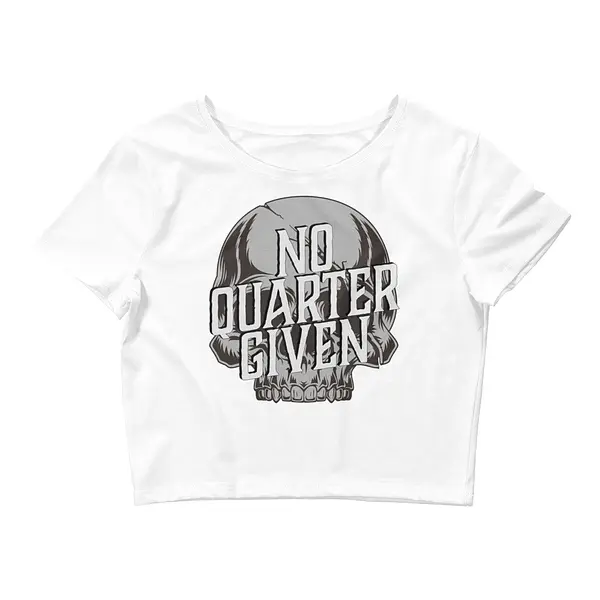 No Quarter Given Women’s Crop Tee