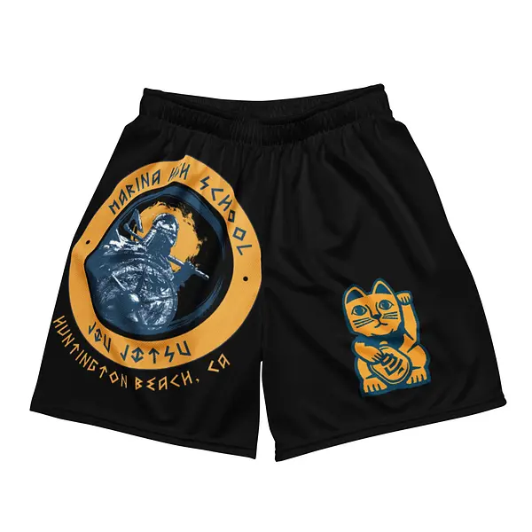Nine Lives x Marina High School Mesh Shorts Black - Student