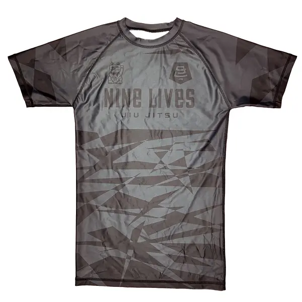 Vertex Short Sleeve Rashguard - Black
