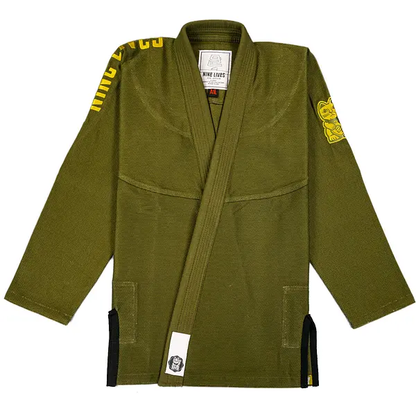 Classic - Army Green and Gold - Jiu Jitsu Gi