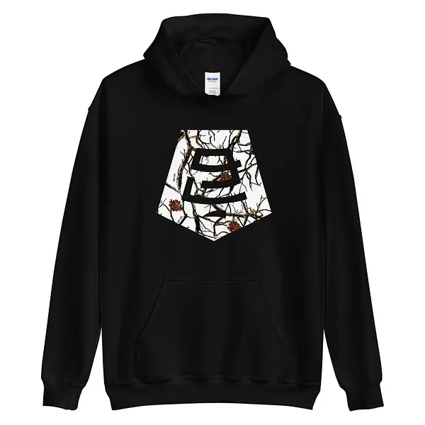 Snow Tree Camo Hoodie Black