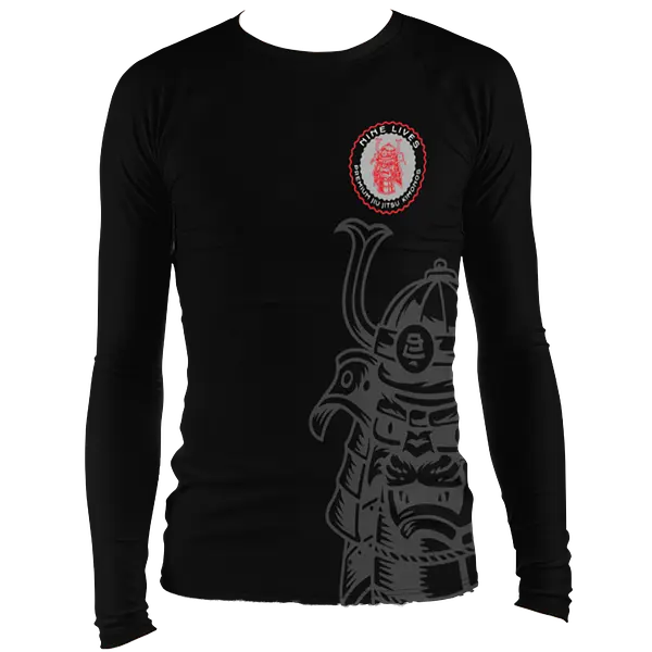 Samurai Cat Rash Guard - by Nine Lives