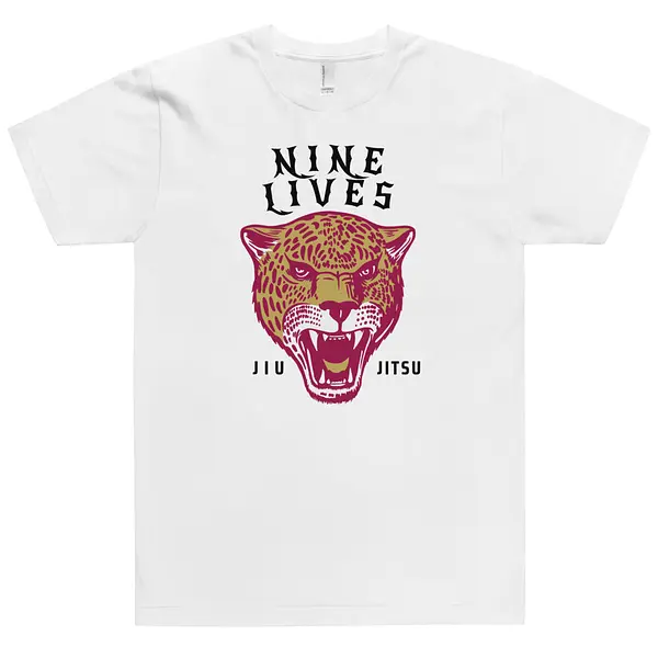 Leopard Tee - White