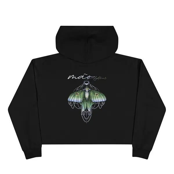 Moth Cropped Hoodie