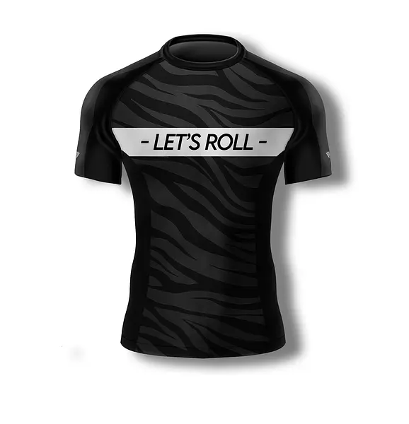 Rashguard Let’s Roll Zebra Rank Series Preta
