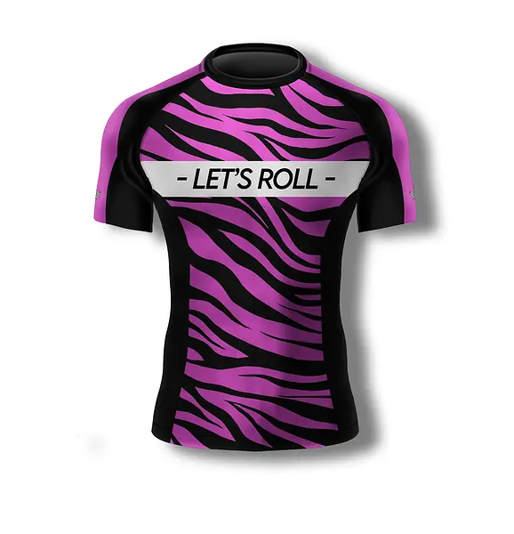 Rashguard Let’s Roll Zebra Rank Series Roxa