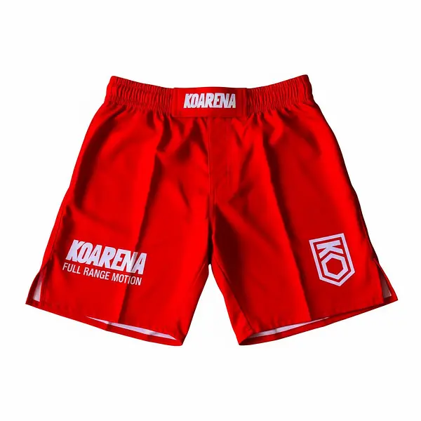 KOARENA Crossbreed Fight Shorts Rojo