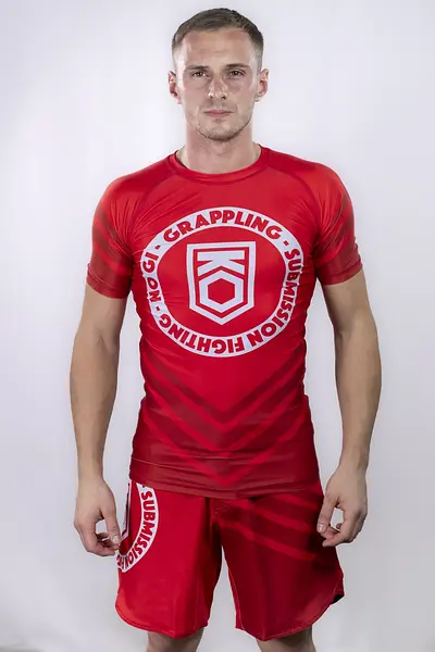 KOARENA Grappling Rashguard SS Rojo