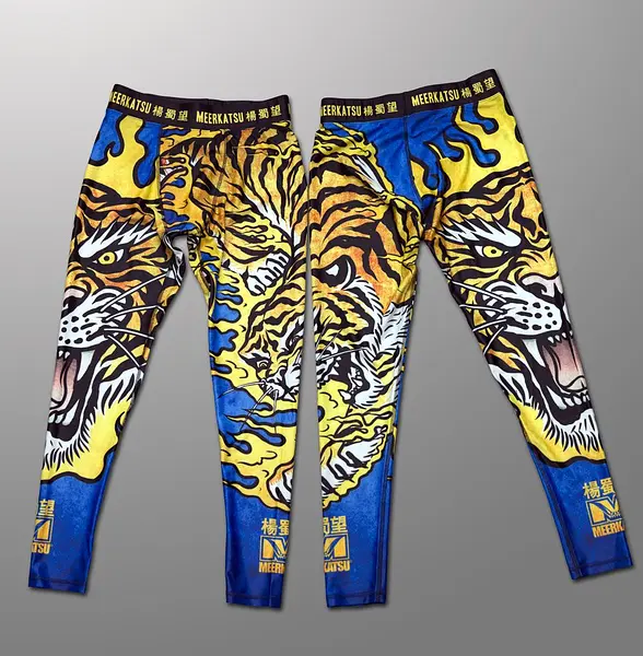 Meerkatsu Fire Tiger Grappling Spats