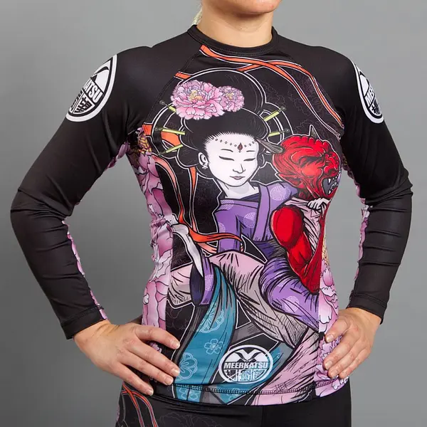 Meerkatsu Divine Bow & Arrow Rashguard – Ladies Cut