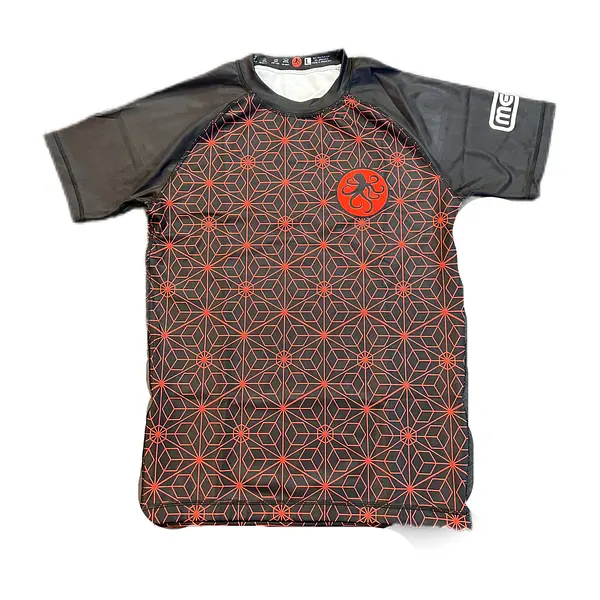 Black and Red Tako Rashguard - Nicky Ryan Edition