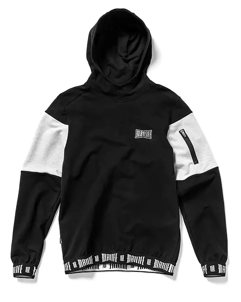 BLUZA SPORTOWA "ACTIVE" CZARNO-SZARA