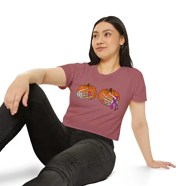 Breast Cancer Awareness Crop Tee