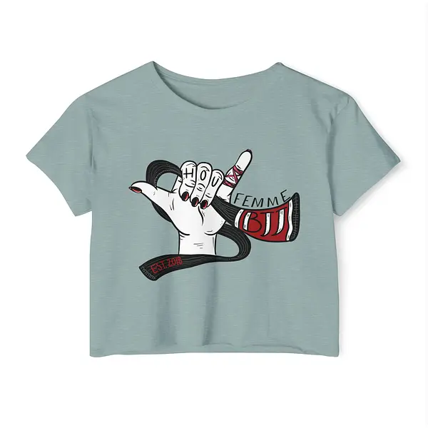 Houston Femme BJJ Original Crop Top