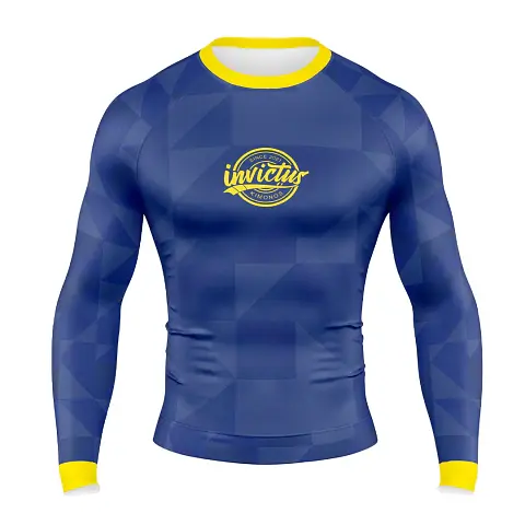 Rash Guard Brasil Invictus Azul