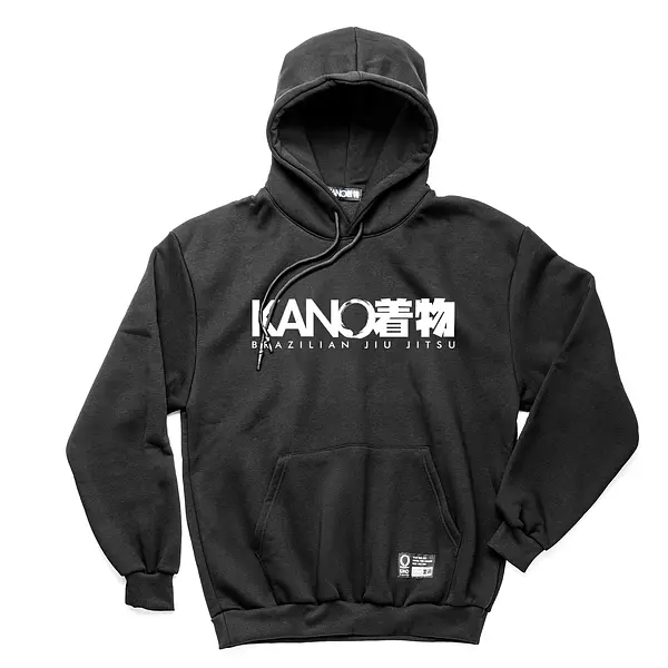 BJJ Lifestyle Hoodie Black Signature White