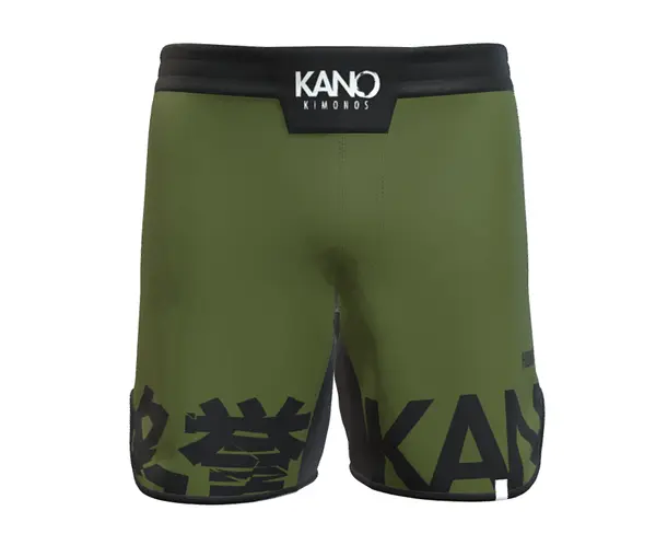 BJJ / MMA FIGHTSHORTS KANJI OLIVE