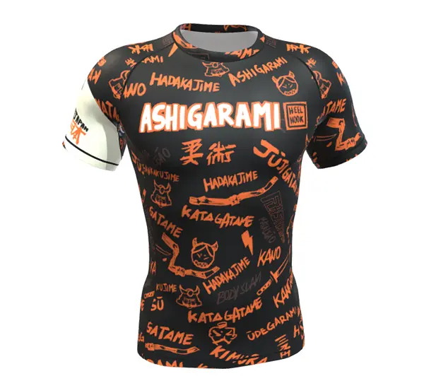 BJJ RASHGUARD ASHIGARAMI SHORT SLEEVES