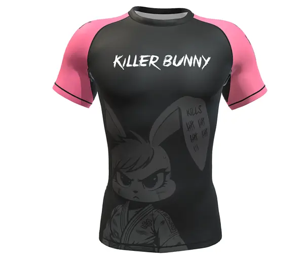 BJJ RASHGUARD KILLER BUNNY SHORT SLEEVES