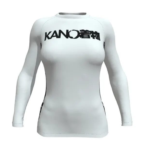BJJ RASHGUARD FEMALE COMPETITION BLACK BELT LONG SLEEVES