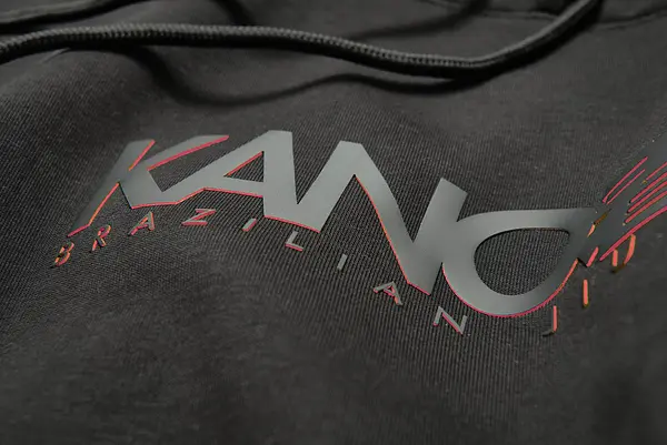 BJJ Lifestyle Hoodie Black Stealth red shade