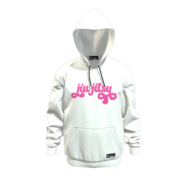 Hoodie BJJ Pink Neon Cream