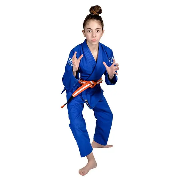 BJJ Kimono for Kids Blue/Boys Monkey