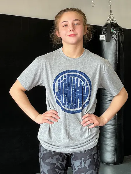 Blue Circle Logo Tee | Youth