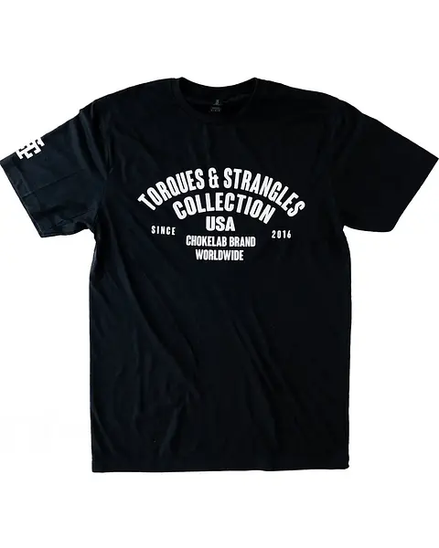 “TORQUES & STRANGLES” Black T-Shirt