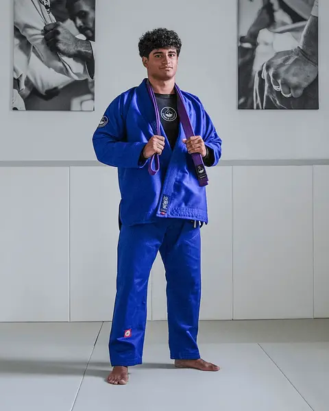 Blue “In The Lab” Series Kimono