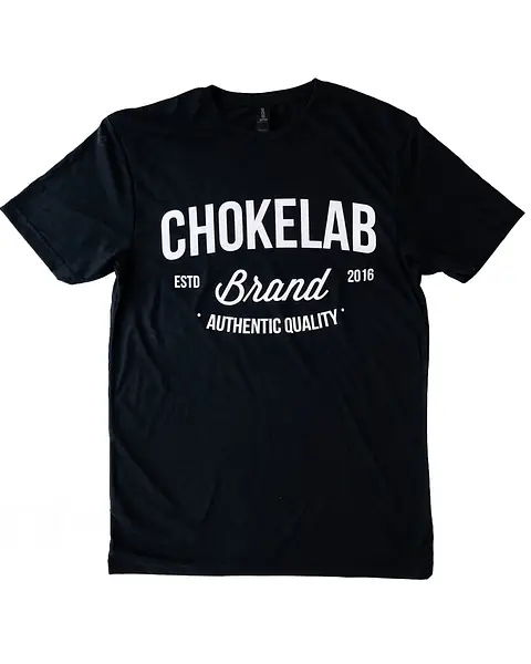 “CHOKELAB” Brand Black T-Shirt