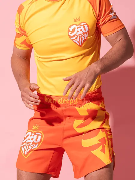 Shorts “Tough Love” – Orange