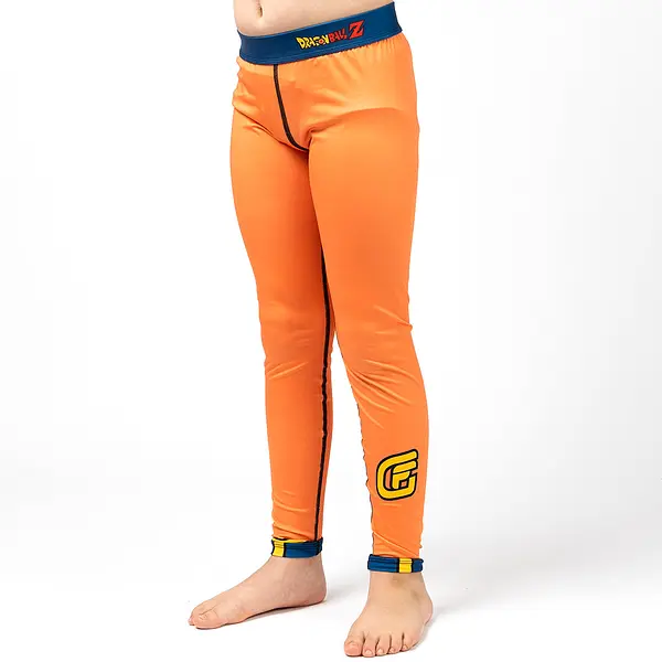 Fusion Fight Gear Dragon Ball Z Goku Costume Kids BJJ Spats Compression Pants Leggings