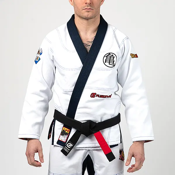 Fusion Fight Gear Dragon Ball Z Saiyan Saga Goku Limited Edition BJJ Gi White (issue #14)