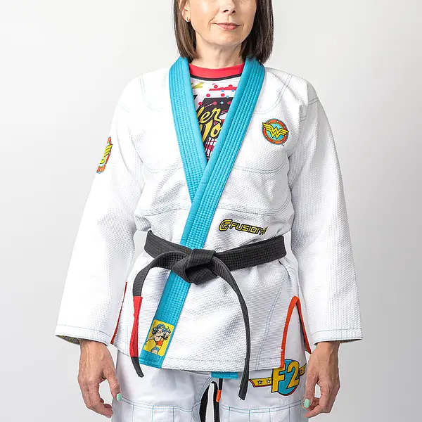 Fusion Fight Gear Wonder Woman Women’s BJJ Gi White (Issue #21)