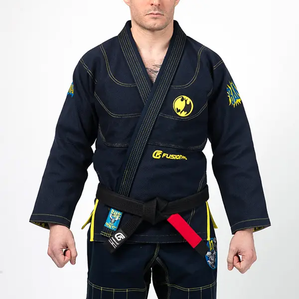 Fusion Fight Gear Limited edition Batman Breaking The Bat BJJ Adult Navy Gi (Issue # 16)