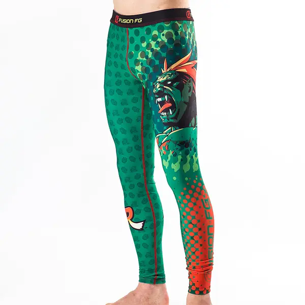 Fusion Fight Gear Street Fighter Blanka BJJ Spats (Retired)