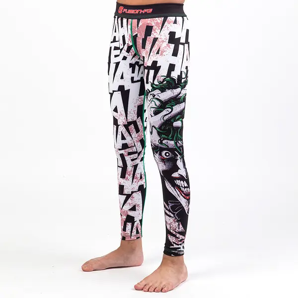 Fusion Fight Gear Batman The Killing Joke Kids BJJ Spats Compression Pants