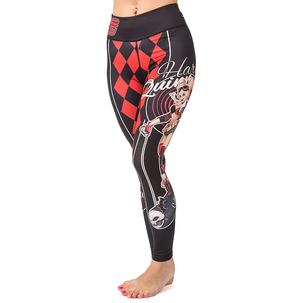 Fusion Fight Gear Harley Quinn DC Bombshells Women's Leggings/ BJJ Spats