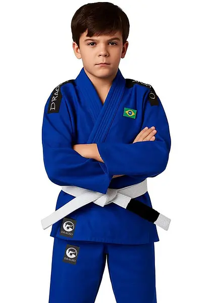 Kimono Jiu Jitsu Infantil Kids Azul+faixa