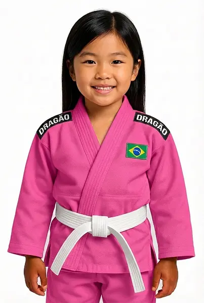 Kimono Judo Infantil Kids Rosa+ faixa
