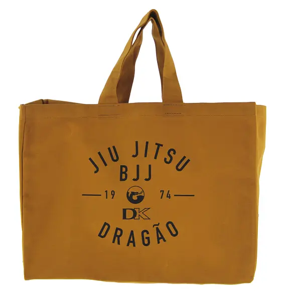 Bag Lona Reforçada Amarela Jiu Jitsu