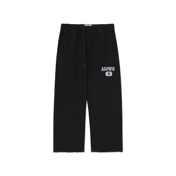 A&PWW11 3/4 SWEATPANTS BLACK/GRAY