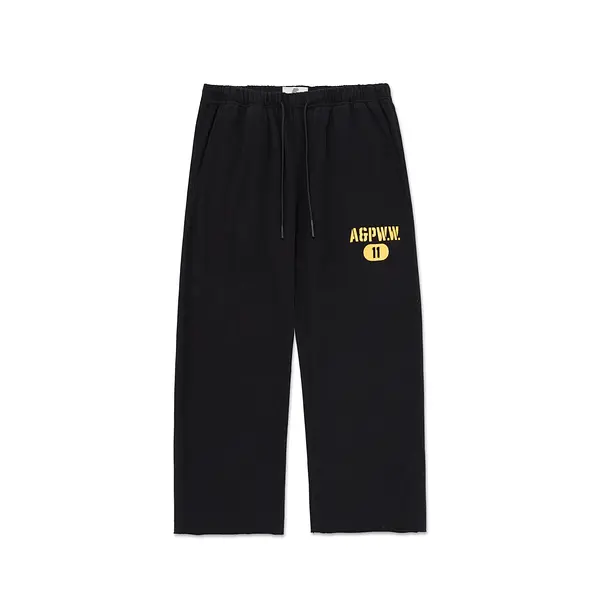A&PWW11 3/4 SWEATPANTS BLACK/GOLD