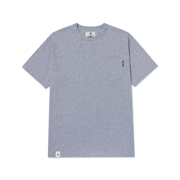 A&PWW POCKET TEE LIGHT HEATHER
