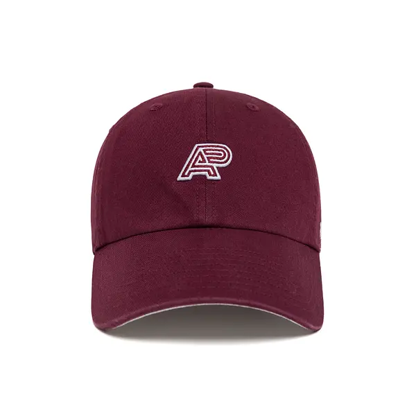 AP x ’47 CHAIN STITCHED CU HAT DARK MAROON