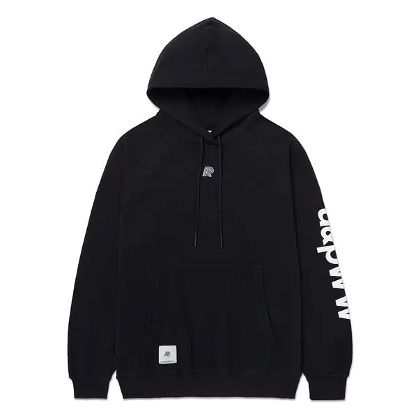 A&PWW RAGLAN HOODY BLACK
