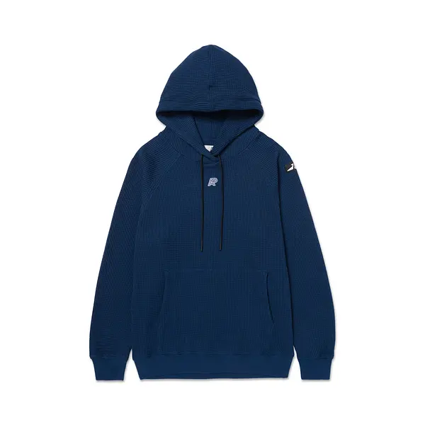 A&P 24 WAFFLE RAGLAN HOODY NAVY