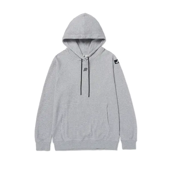 A&P 24 WAFFLE RAGLAN HOODY HEATHER (FULFILLMENT)
